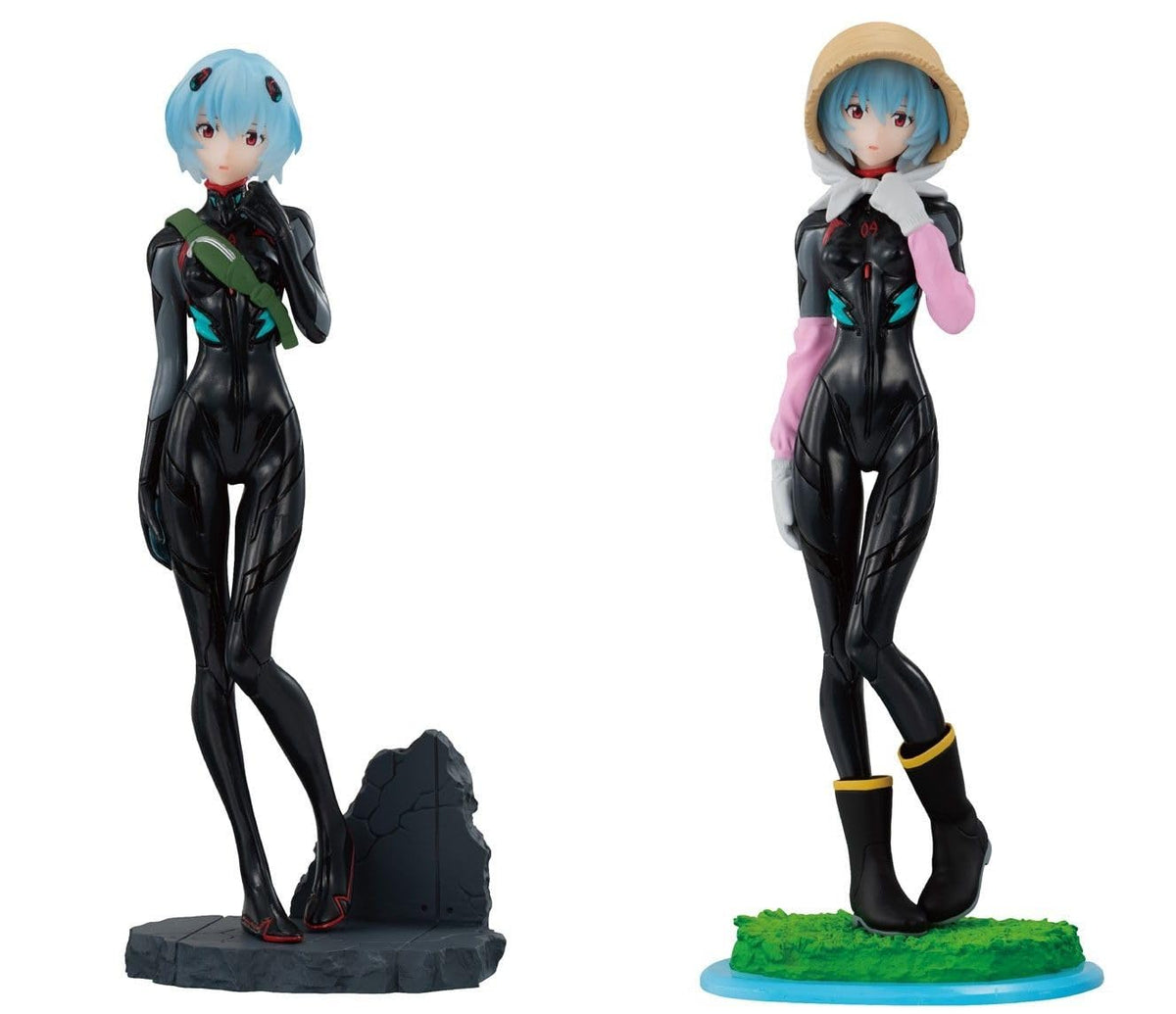 バンダイ(BANDAI) Evangelion Gasha Portraits Premium Evangelion Ayanami Rei (Provisional Name), Box of 4, Clear