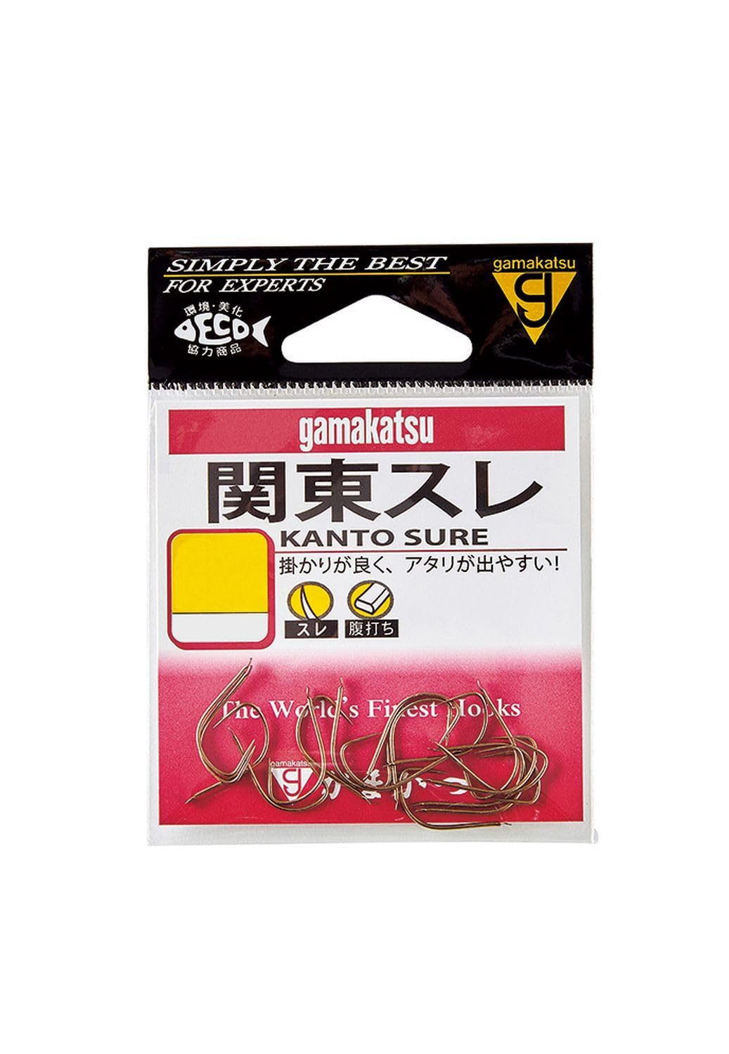Gamakatsu Kanto Sauce Hook, Brown, No. 6 Fishing Hook
