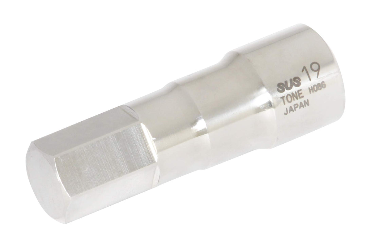1/2" Drive Stainless Steel Metric Hex Socket (S4H-19)