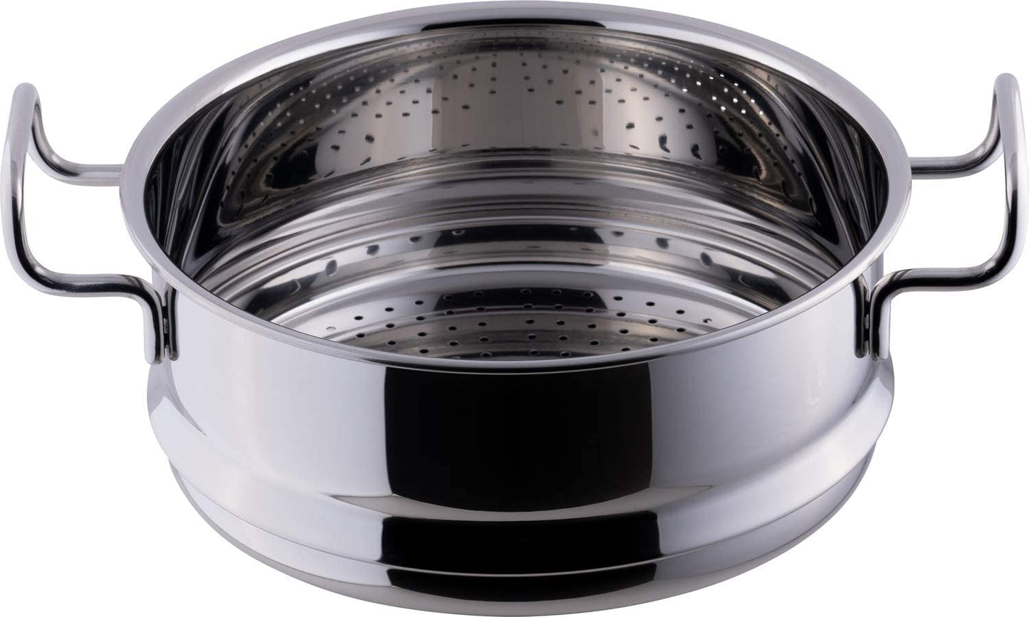 Miyazaki Seisakusho GEO-25UE Geo Steamer for 9.8 inches (25 cm), Made in Japan, Stainless Steel