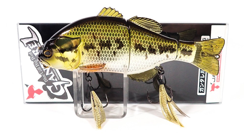 JACKALL Big Bait Gantarrel 2.5 oz (70 g), 6.3 inches (160 mm), Scale Holo, Large Mouth Bass
