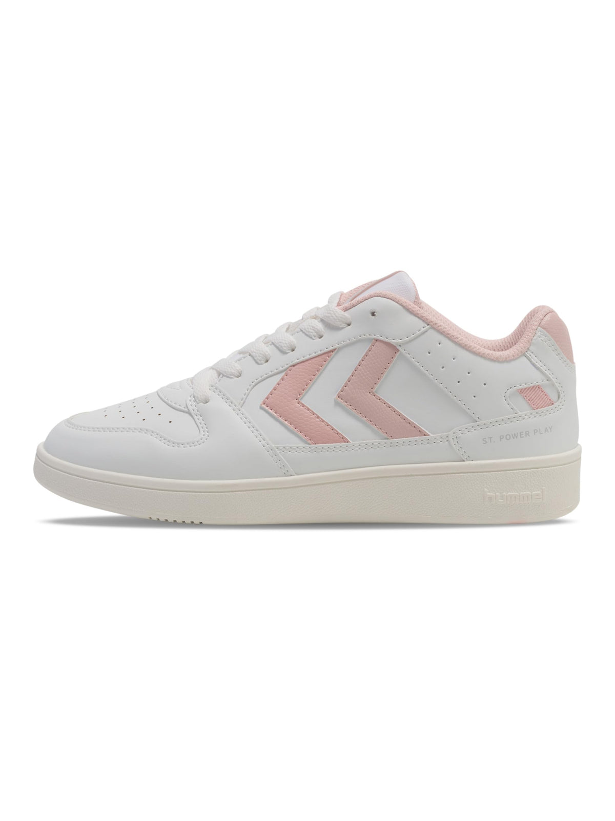 hummel St. Power Women's Laces Trainers Size, Bright White Chintz Rose, 7 Women