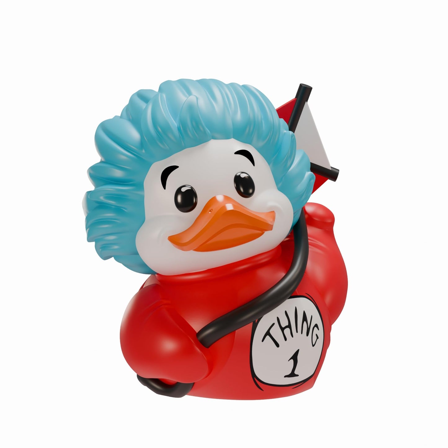 TUBBZ: Dr. Seuss Cat in the Hat - Thing 1 Rubber Duck Collectible Toy 3.5"