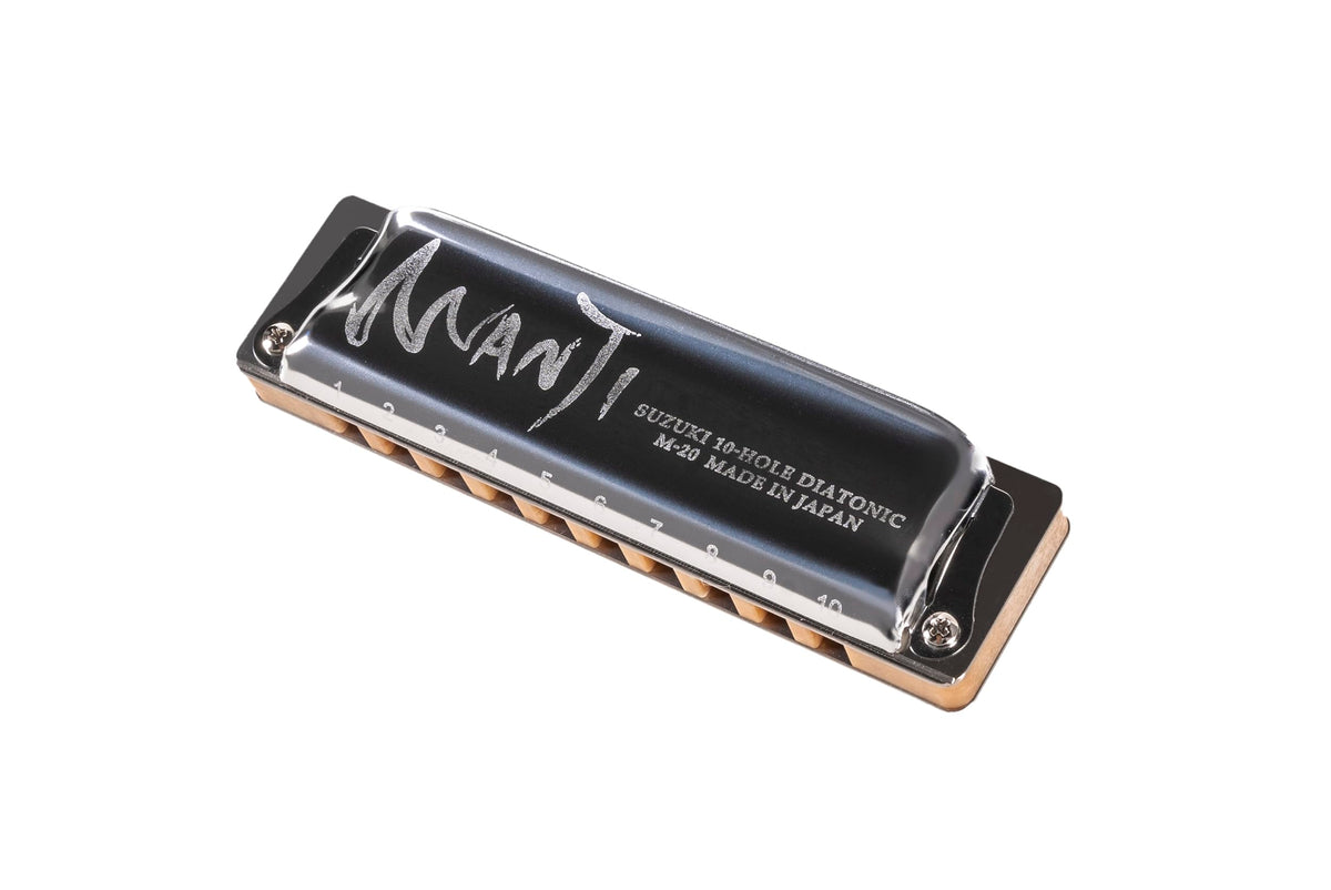 Suzuki M-20-C Manji 10-Hole Diatonic Harmonica Key of C