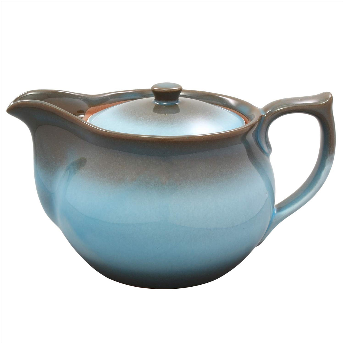 Ichiku Mino Ware Pot, Sea of Uns, Blue, Made in Japan, 16.9 fl oz (480