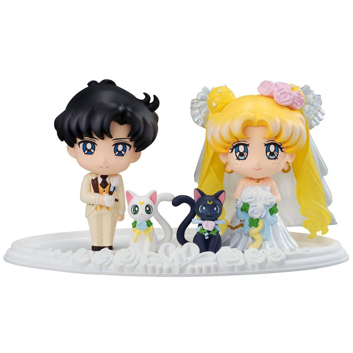 Megahouse Sailor Moon Petit Chara Bishoujo Happy Wedding Mini Figure Set