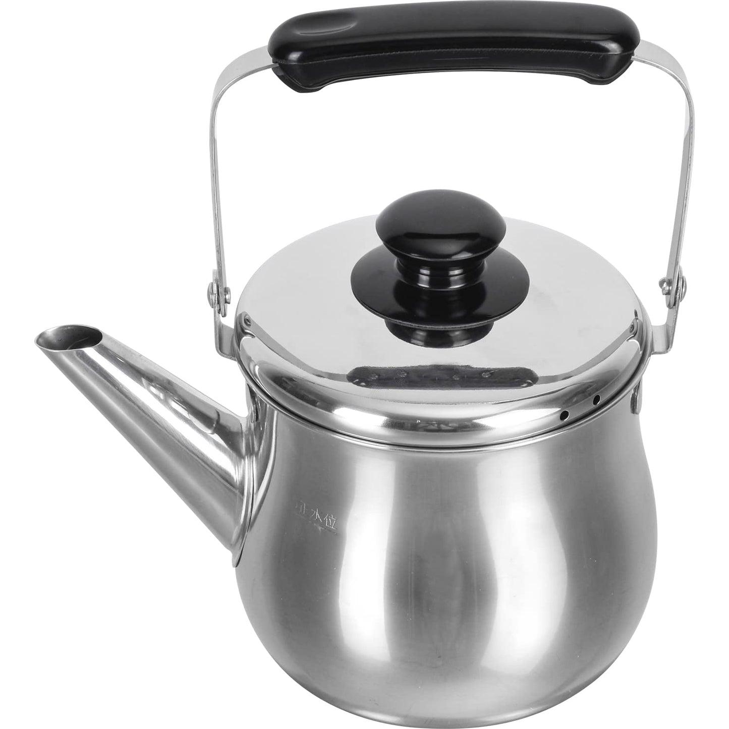 Wahei Freiz RB-2156 Mini Kettle, 0.4 gal (1.1 L), Suitable Capacity: 0.2 gal (0.7 L), Small, Stainless Steel, For Gas Stoves Only