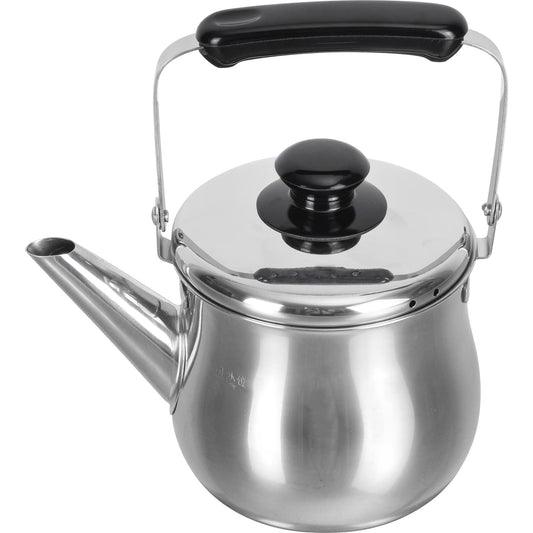 Wahei Freiz RB-2156 Mini Kettle, 0.4 gal (1.1 L), Suitable Capacity: 0.2 gal (0.7 L), Small, Stainless Steel, For Gas Stoves Only