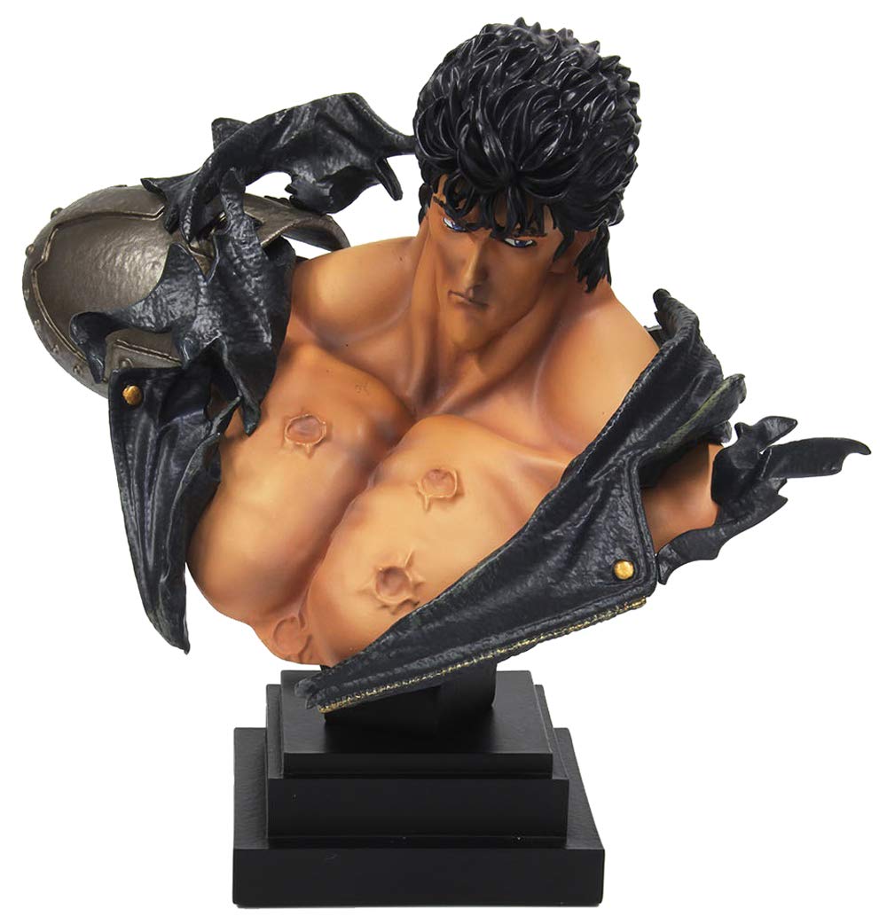 Diecast Master MMFNS01-01 Model Master Fist of the North Star Kenshiro Bust, Total Height: Approx. 5.5 inches (140 mm), Resin, Painted, Finished Figure