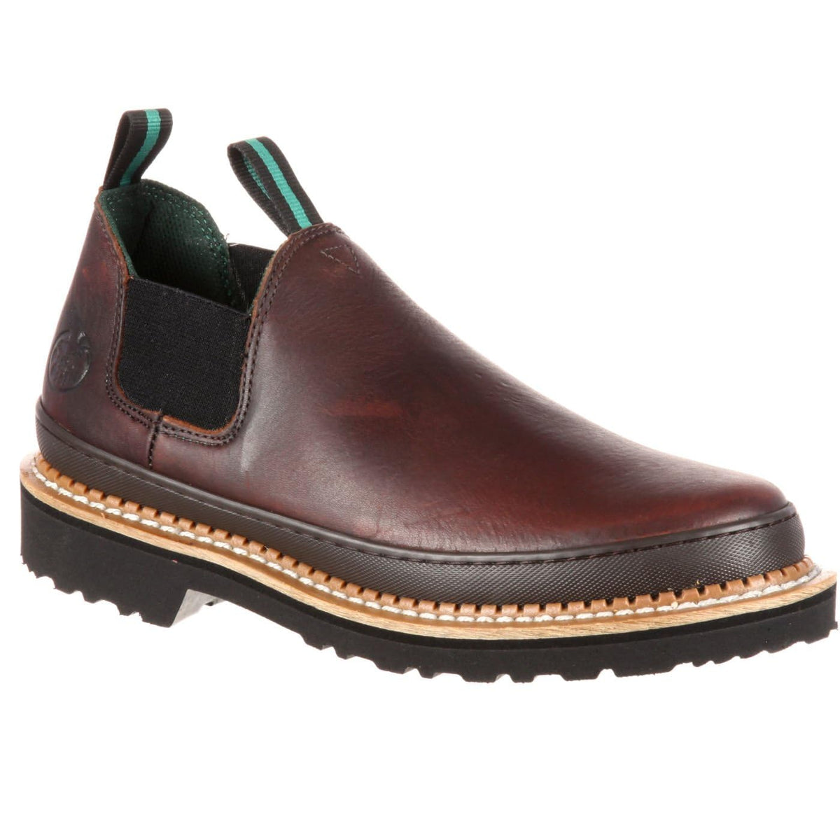 Georgia Giant Men's Brown Romeo Work Shoe, Soggy Brown, Size 14(W)