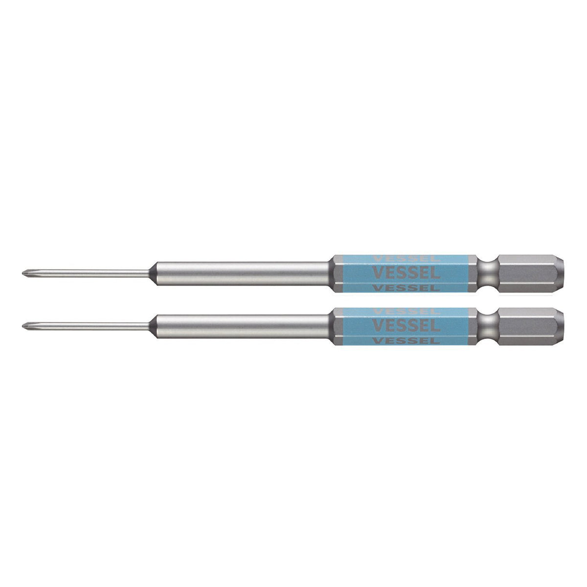 VESSEL GS1600100 Single Headed Rigid Bit Precision Type +00 x 100 2 Pieces