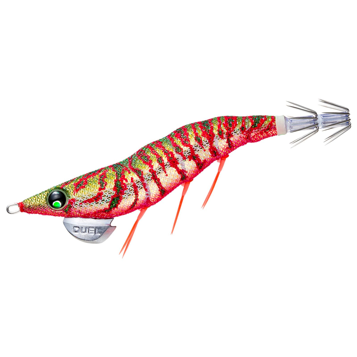 Duel Lure Egi EZ-Q Dirt Master Rattle No. 3.5 Weight: 0.6 oz (19 g) A1747-LDM - Luminous Dark Green Patter