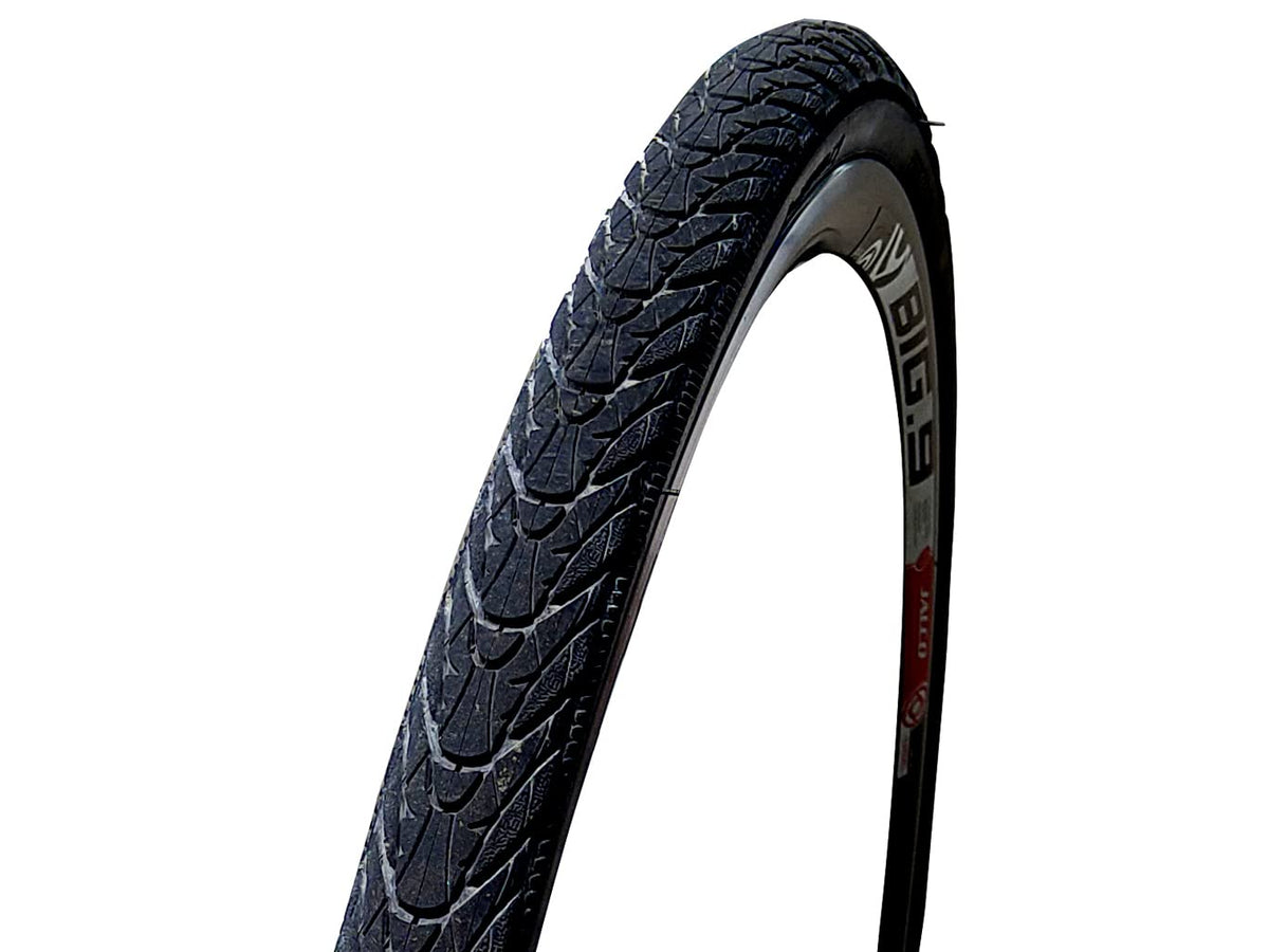 Force 80715 Tires, Bicycle, Black with Grooves, 27.6 x 9.8 inches (700 x 25 cm)