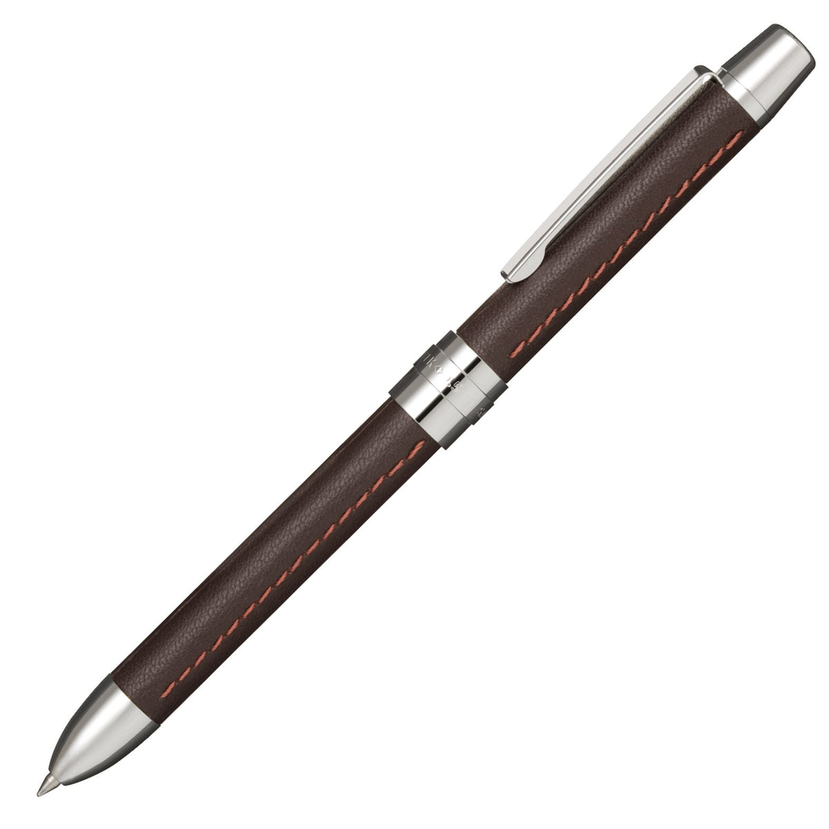 Sailor Fountain Pen, Multifunction Pen, 2 Colors + Sharp Refino L, Cowhide Leather, Dark Brown 16-0319-282