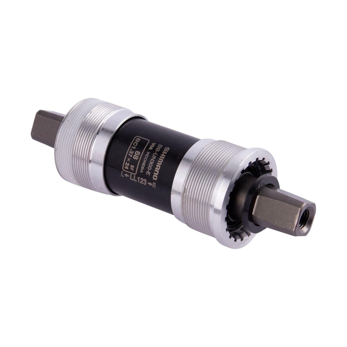 Shimano Unisex - Adult BB-UN300 Bottom Bracket Silver, Black, 123 mm