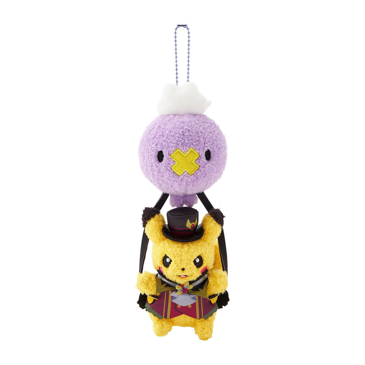 Pokemon Center Original Mascot Halloween Ghost Chateau Pikachu & Fuante