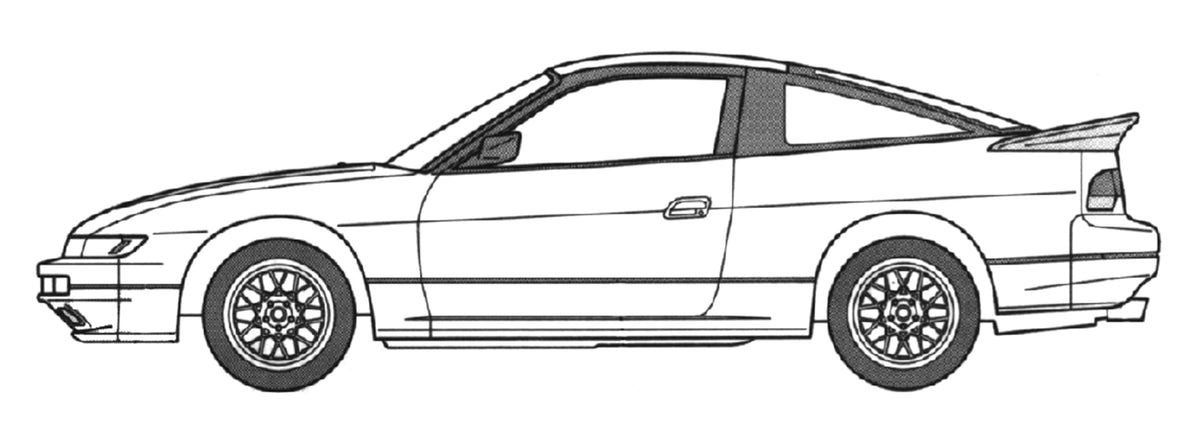 Series Step 1/24 #25 Sily (S13+RS13) Plastic Model