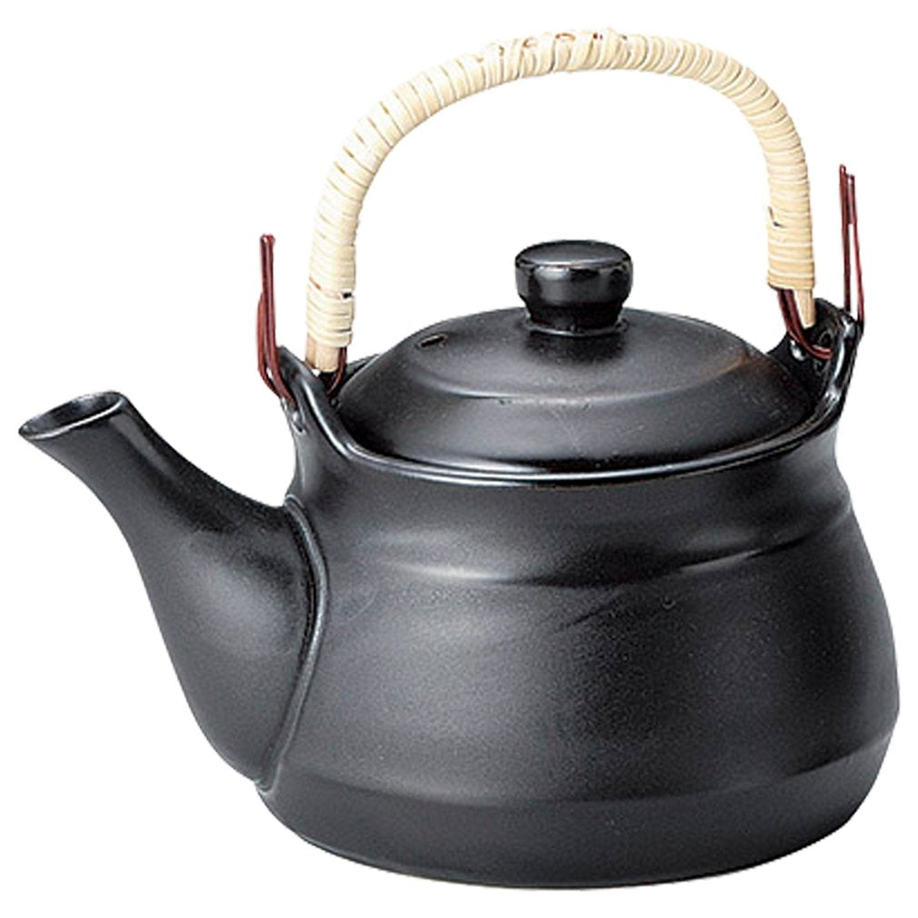 Yamashita Craft Tokoname Ware 13043230 Yamagen Black No. 8 Heat Resistant Earthenware Bottle, 42.8 fl oz (1,200 cc)