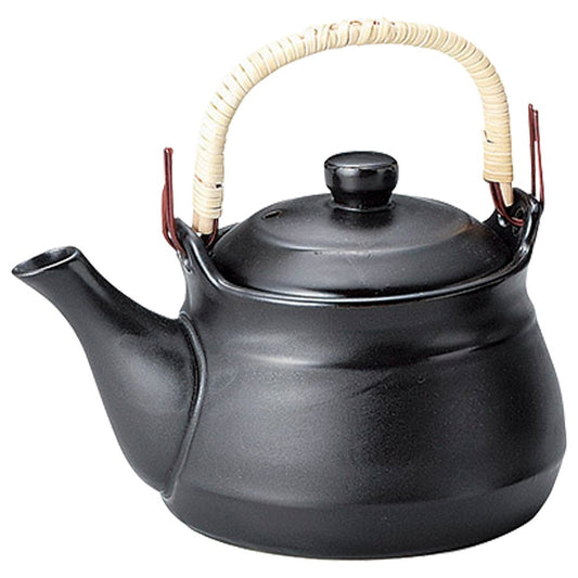 Yamashita Craft Tokoname Ware 13043230 Yamagen Black No. 8 Heat Resistant Earthenware Bottle, 42.8 fl oz (1,200 cc)