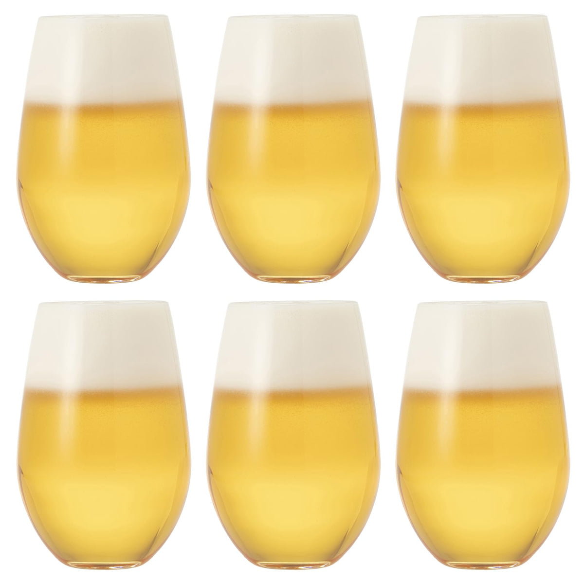 東洋佐々木ガラス Toyo Sasaki Glass Tumbler, Fino, Dishwasher Safe, Made in Japan, 16.2 fl oz (480 ml), Set of 6 B-21123CS