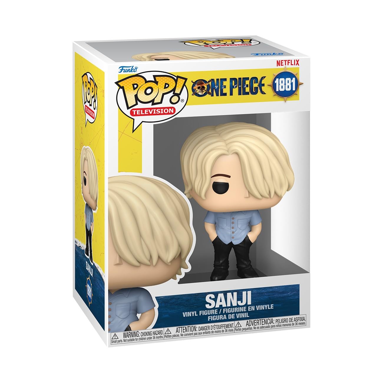 Funko Pop! TV: One Piece - Sanji - Collectable Vinyl Figure - Gift Idea - Official Merchandise - Toys for Kids & Adults - Anime Fans - Model Figure for Collectors and Display