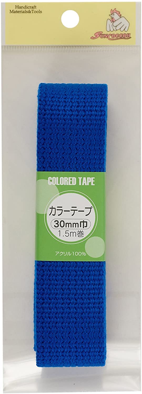 KIYOHARA color tape flower navy blue about 30 mm Width 1.5 m Roll sun56 – 82