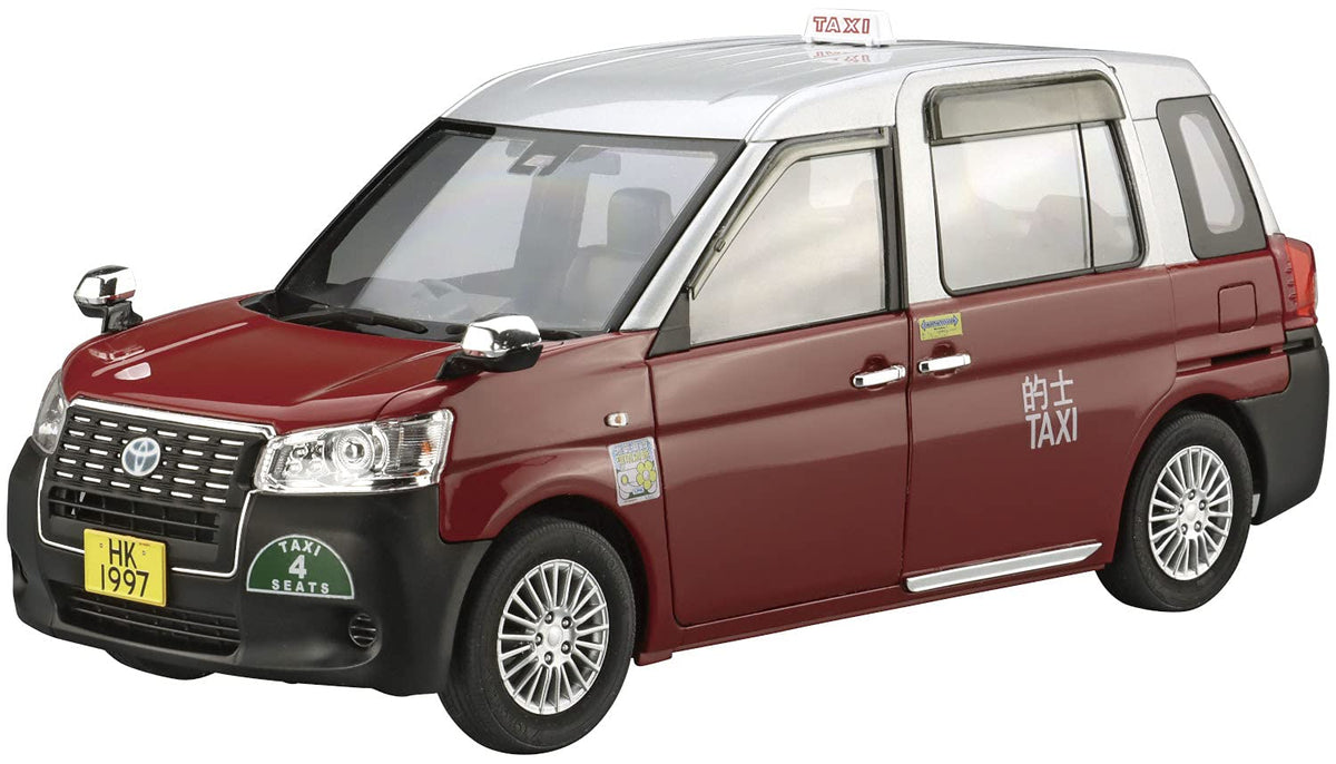 Aoshima 1/24 The Model Car Series SP02 Toyota NTP10R Comfort Hybrid '18 Hong Kong Taxi