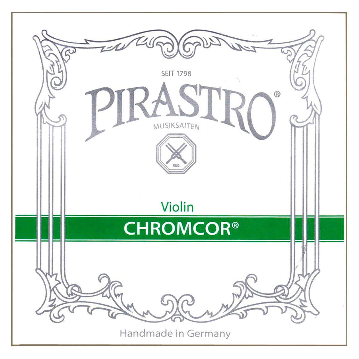 Pirastro 319120 Chromcor Steel Core Violin E String, Ball Mittel Envelope, 4/4 Size