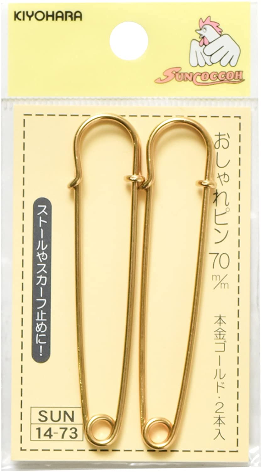 Stall pin (Large) This Gold-Plated Gold 70 mm