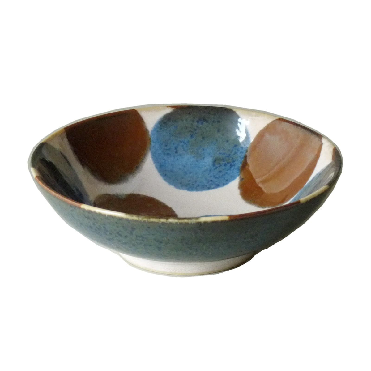 アワサカ Awasaka MN-837 Dotted Small Bowl, Made in Japan, Diameter 5.7 x 1.8 inches (145 x 45 mm)