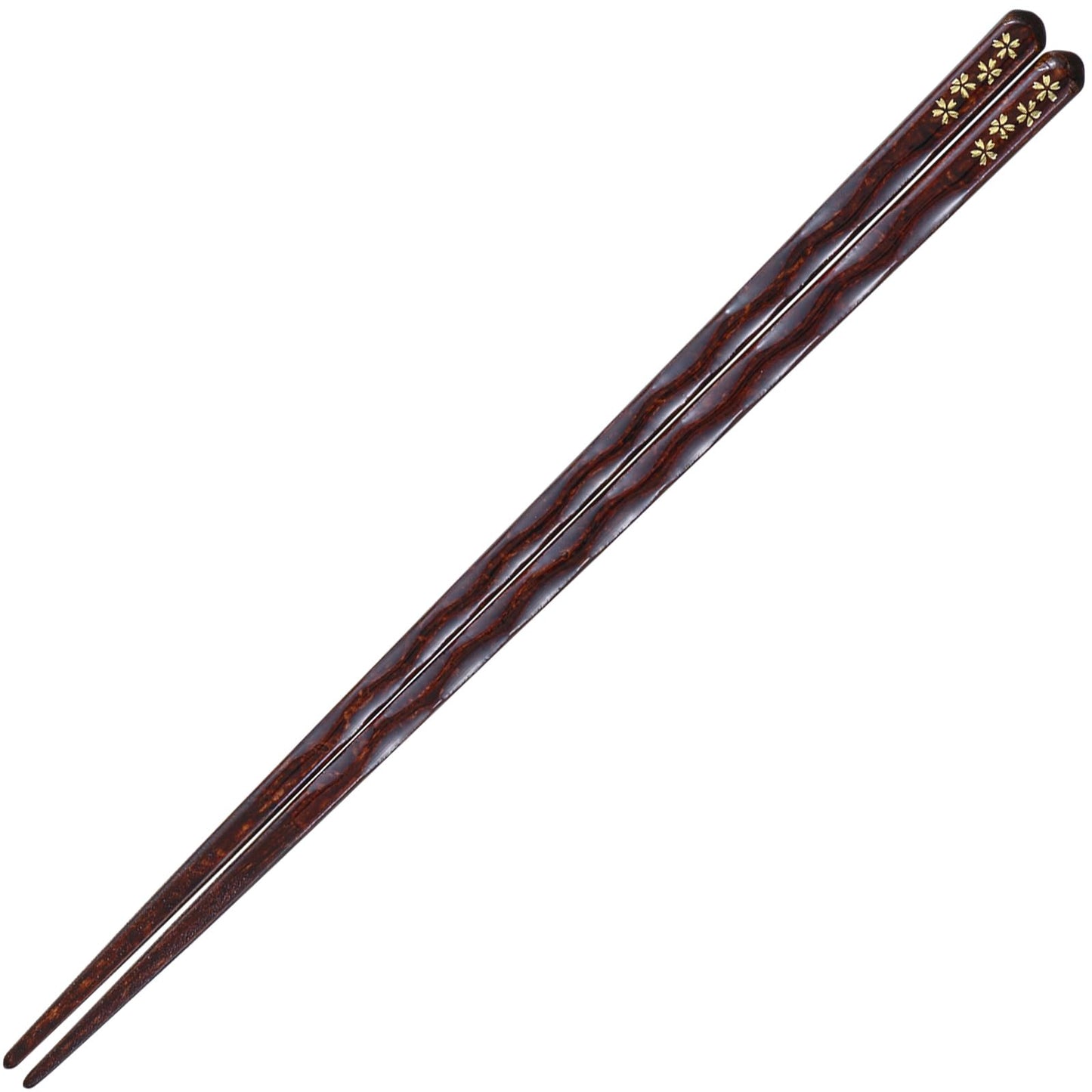 Sunlife H-06795 Gold Crest Chopsticks for Adults, Long, Dishwasher Safe, Easy to Pinch Tip, 9.1 inches (23 cm), Brown 9.1 inches (23 cm), Made in Japan