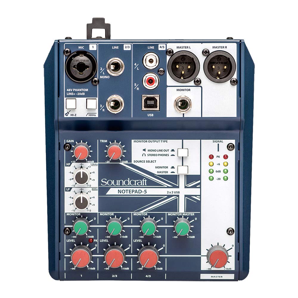 Soundcraft Notepad-5 Small Format Analog Mixer