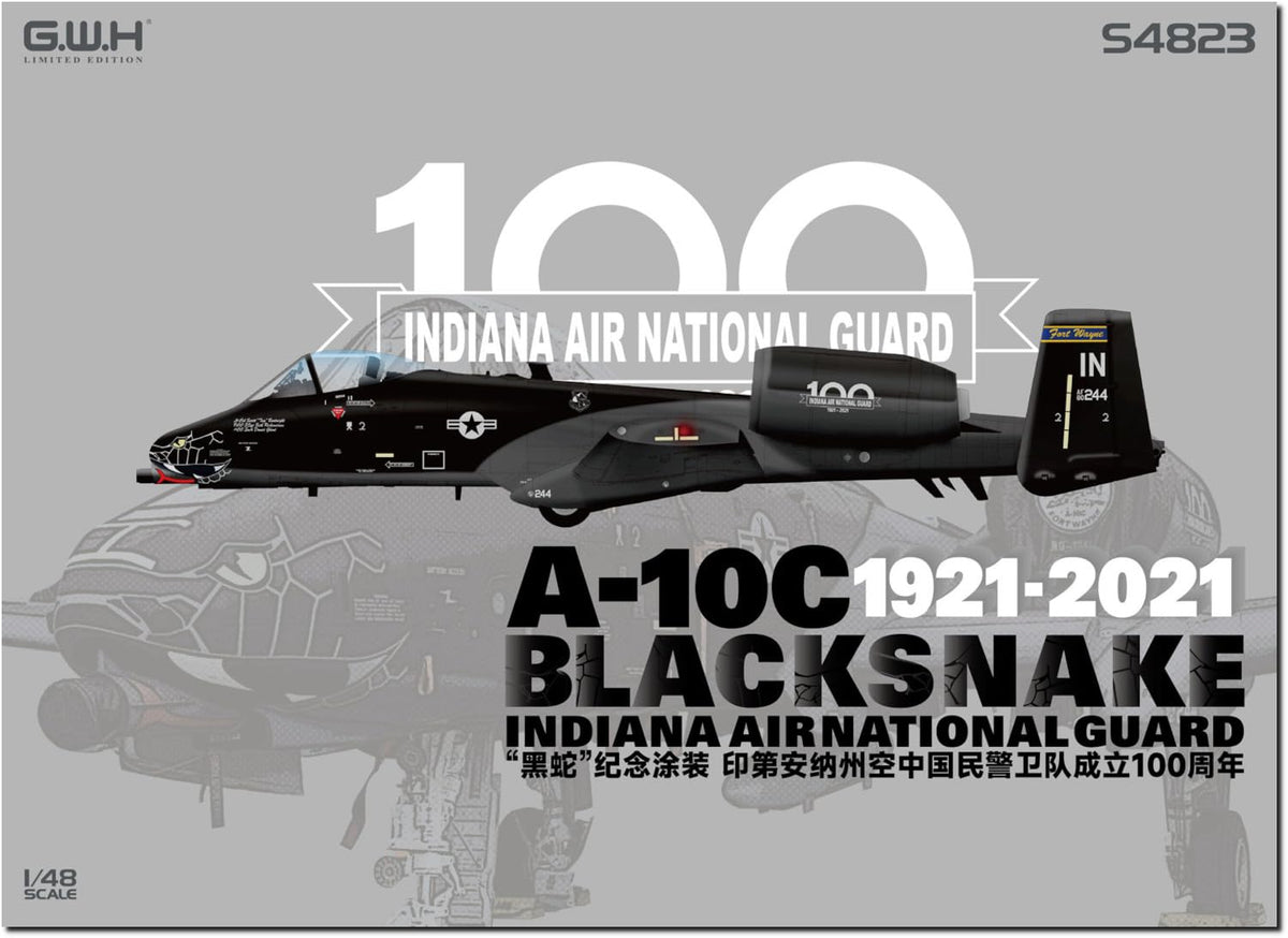 グレートウォールホビー Great Wall Hobby 1/48 A-10C Indiana Air Force 100th Anniversary Paint Plastic Model S4823 (Airplane)
