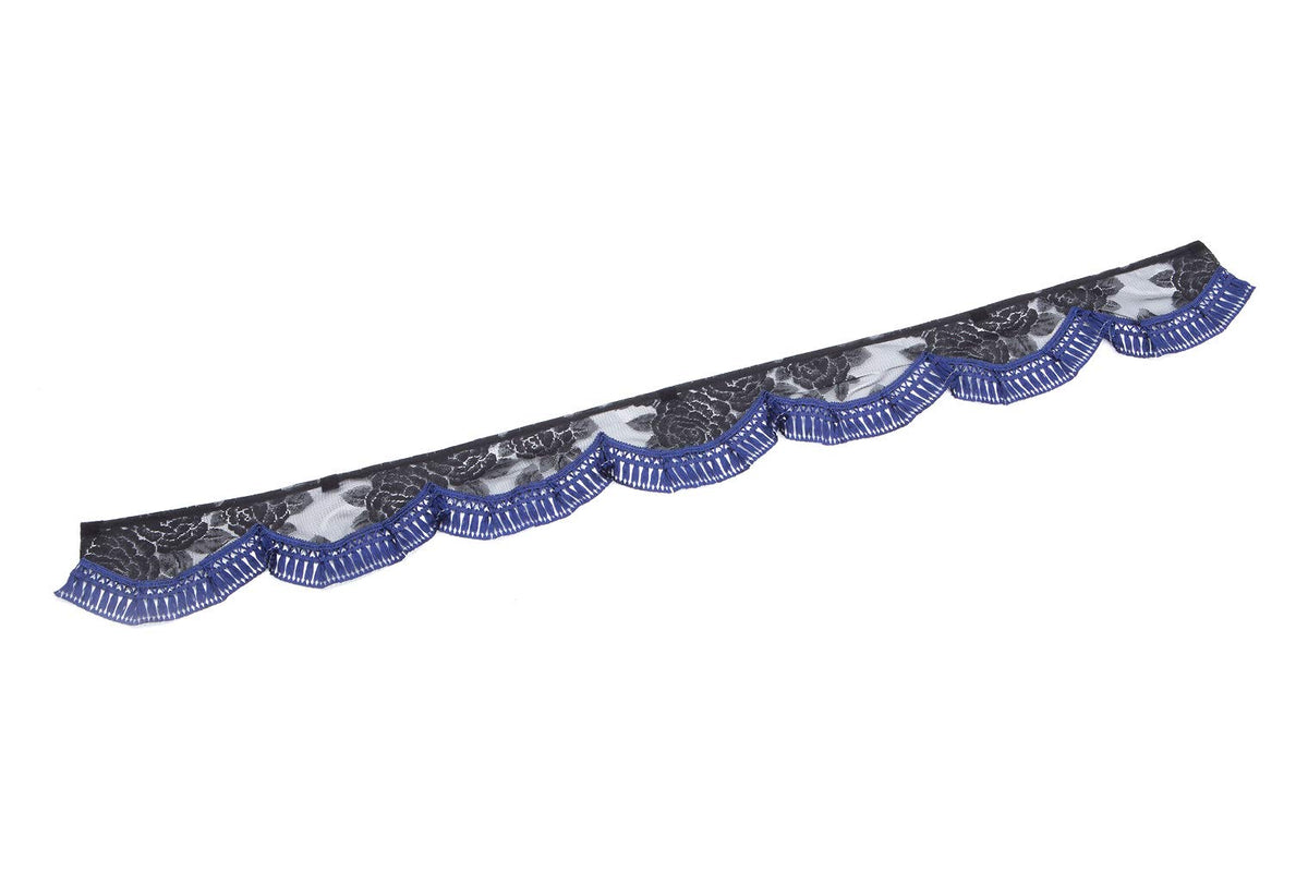 Elegant Front Curtain Rose Pattern Lace Front Curtain L (2200mm), model: MFC-RA-NVL