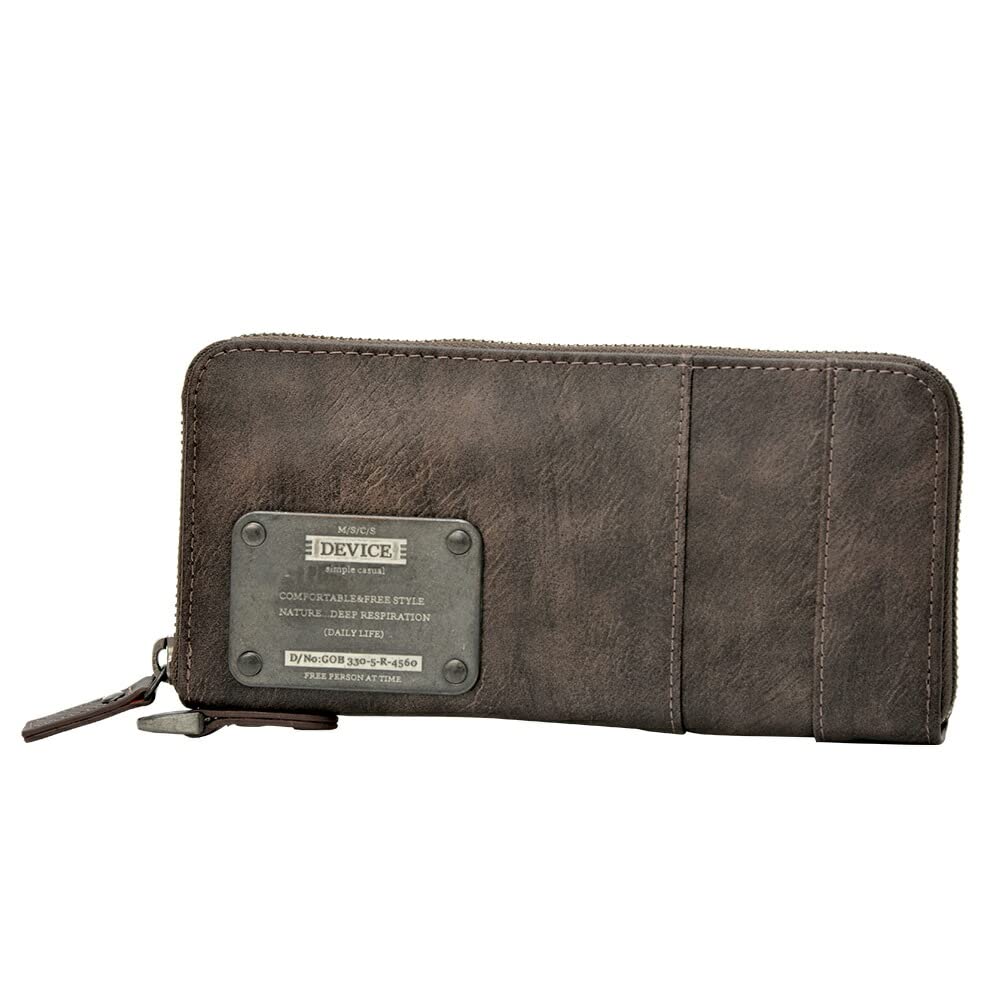 Device DPG60058 Round Long Wallet, Brown