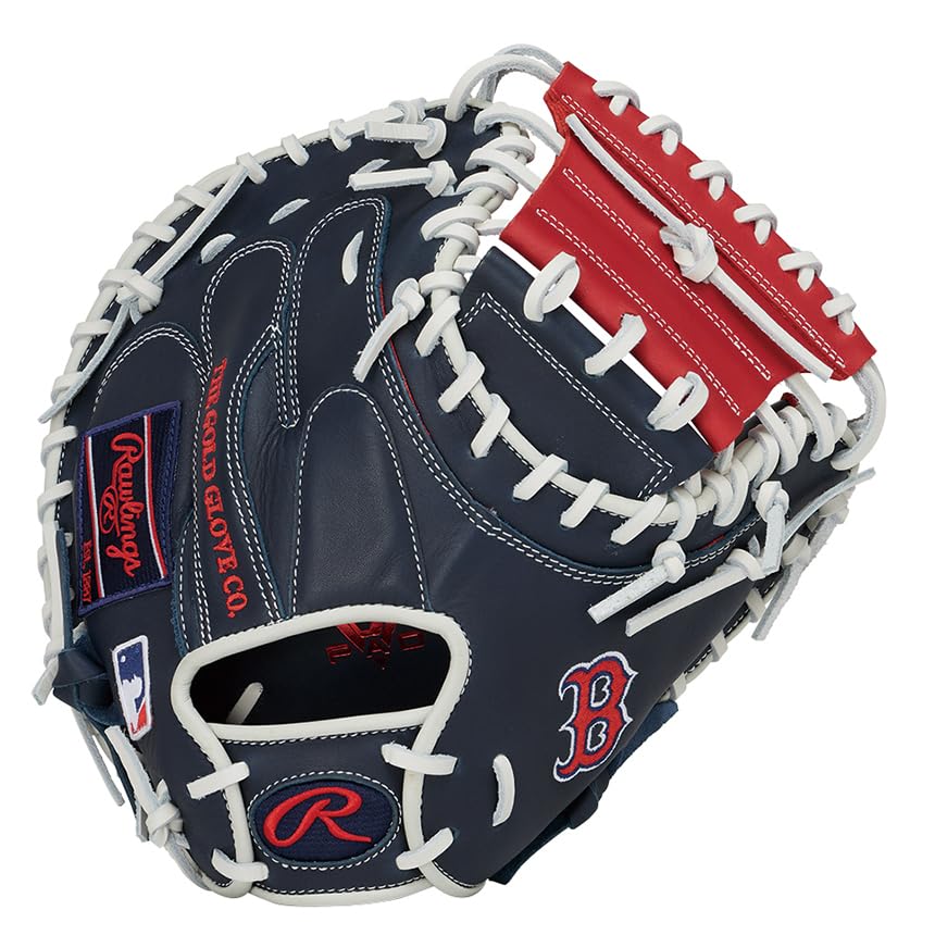 Rawlings Baseball Glove Soft Hyper TECH MLB Team GR5HTM2AC Catcher Red Sox 33" * Left Throw