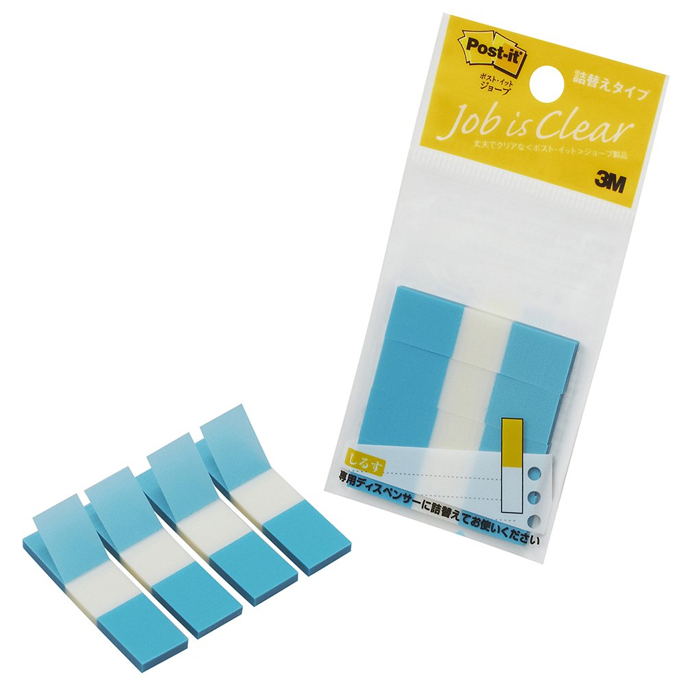 x 4 pad 680RH-2 50 pieces of Sumitomo (3M) Post-it (R) Jobe Refill type Refill 44mm x 12mm Sky Blue (japan import)