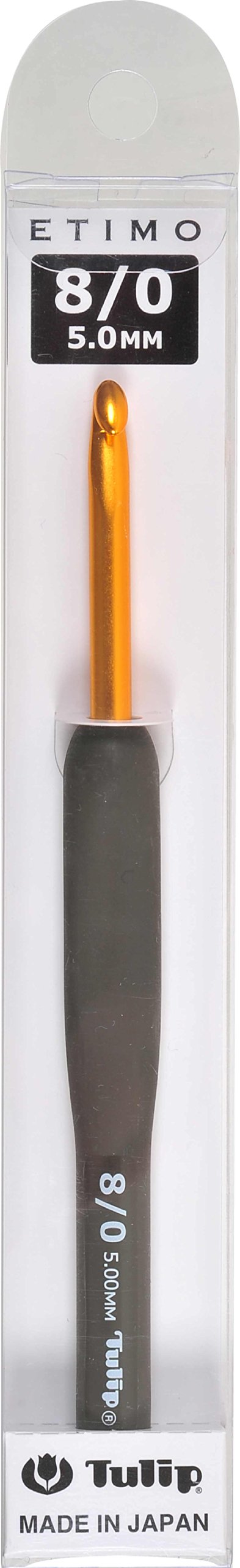 Tulip T15-800 ETIMO Cushion Grip Crochet Hook Needle 8/0 (5.00mm)