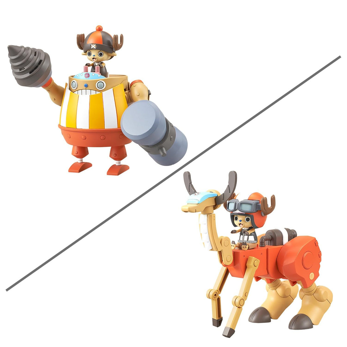 Bandai Hobby - One Piece - Chopper Robo Super 4 & 5 (Kung Fu Tracer & Walk Hopper) Model Kit