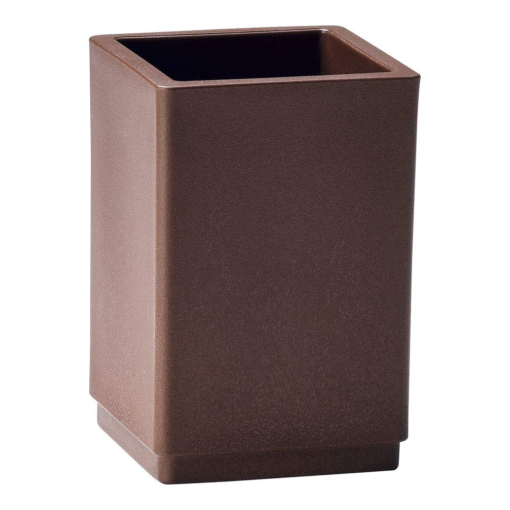 Mine Brown PHSG301 Chopsticks Holder, 3.5 x 3.5 x 5.3 inches (89 x 89 x 134 mm), Brown M44-184 Resin
