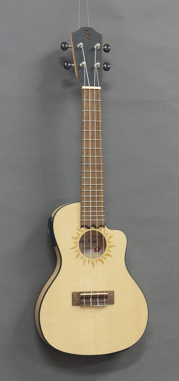 Baton Rouge Slim Ukulele Concert Size Cutaway V10-CCE SUN