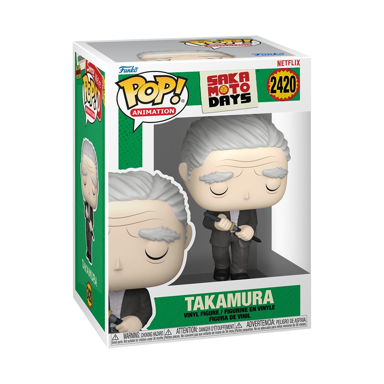 Funko Pop! Animation: Sakamoto Days - Takamura - Collectable Vinyl Figure - Gift Idea - Official Merchandise - Toys for Kids & Adults - Anime Fans - Model Figure for Collectors
