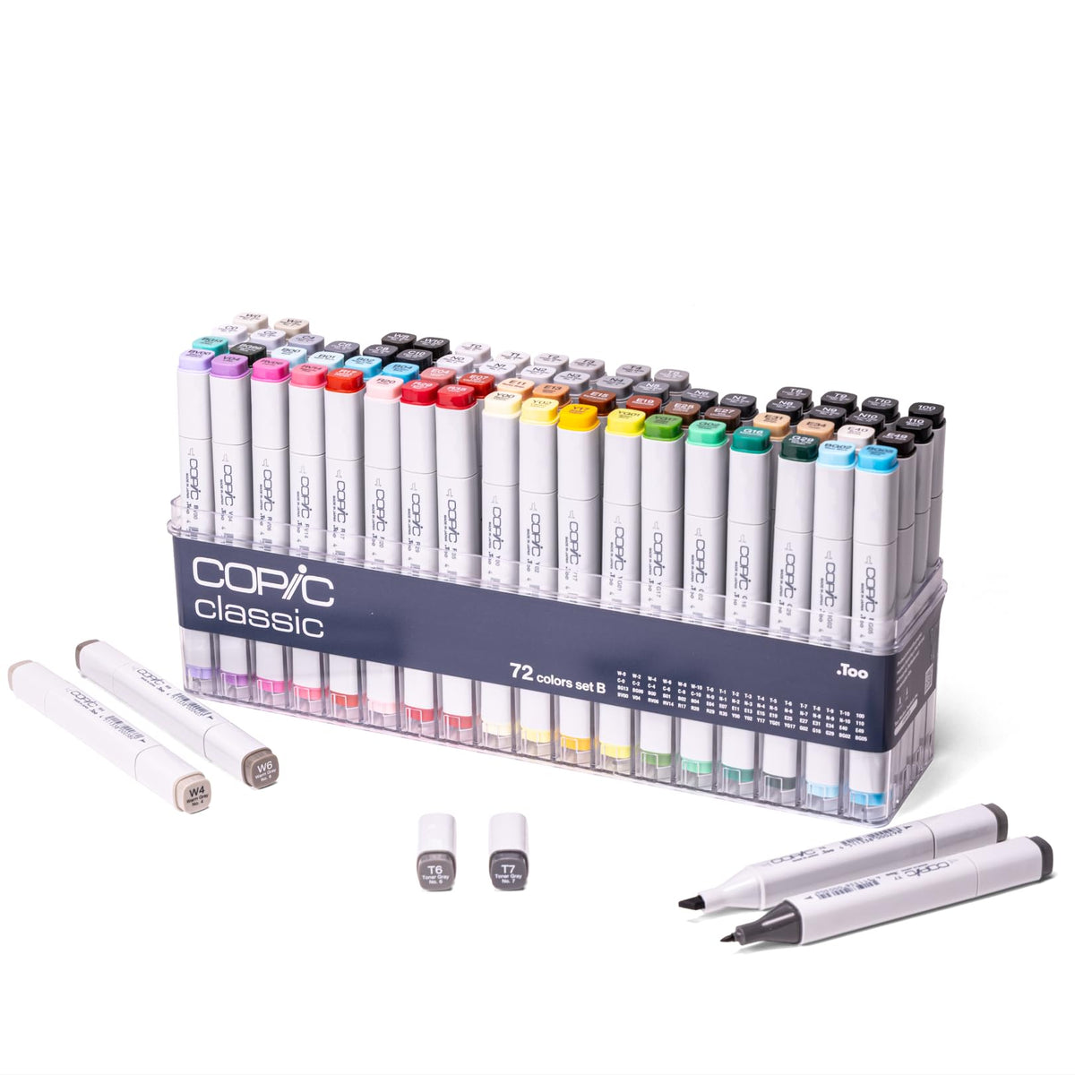 Copic Classic Marker Set, 72-Colors, Set B