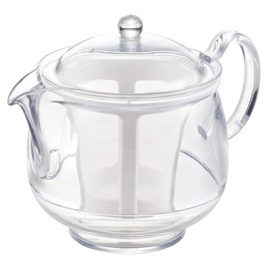 Akebono Sangyo TW-3740 Polyester Mesh Teapot, LL, Made in Japan, Clear Tea Strainer, Plastic, Crack Resistant, Easy to Drain and Pour, Durable