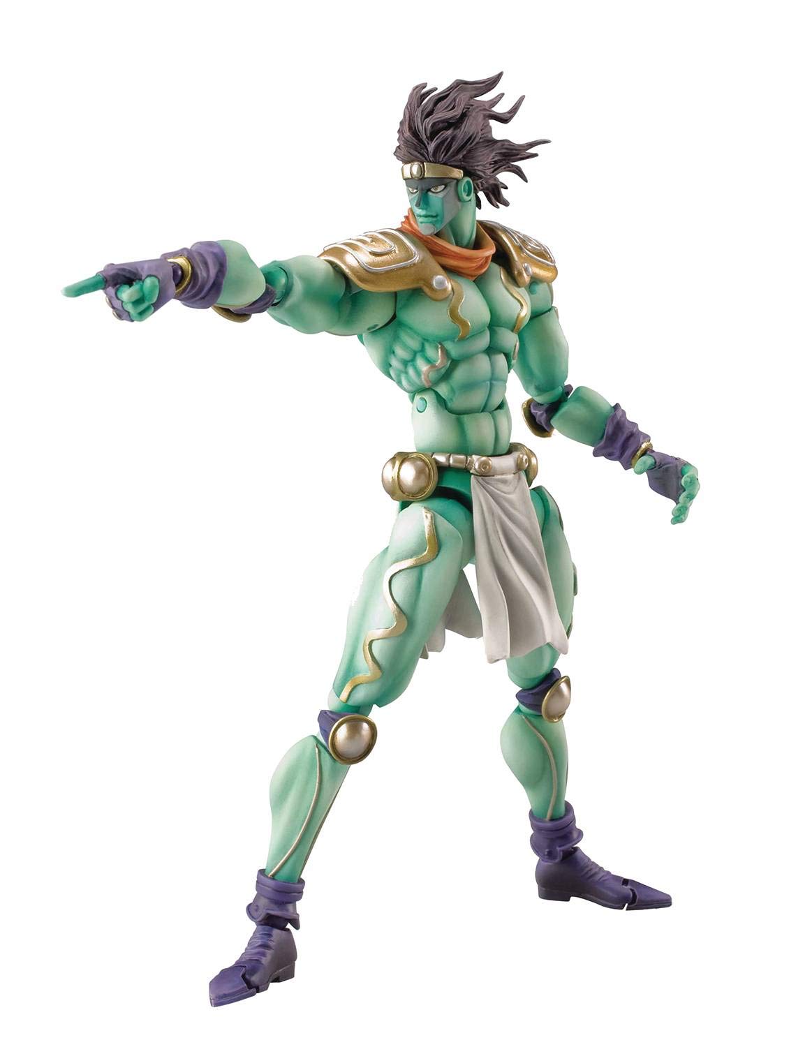 Medicos JoJo's Bizarre Adventure Part 3: Chozo Kado Star Platinum Super Action Statue Figure, Multicolor