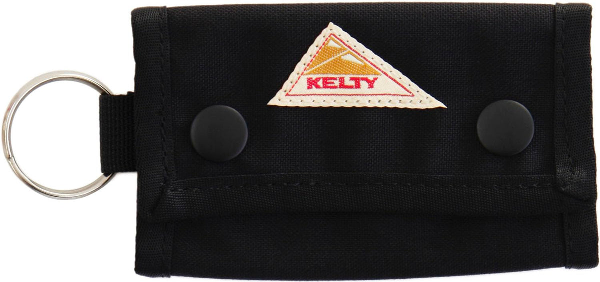 Kelty 3259271025 Key Case, Coin Storage, Includes Ring, Black, One Size
