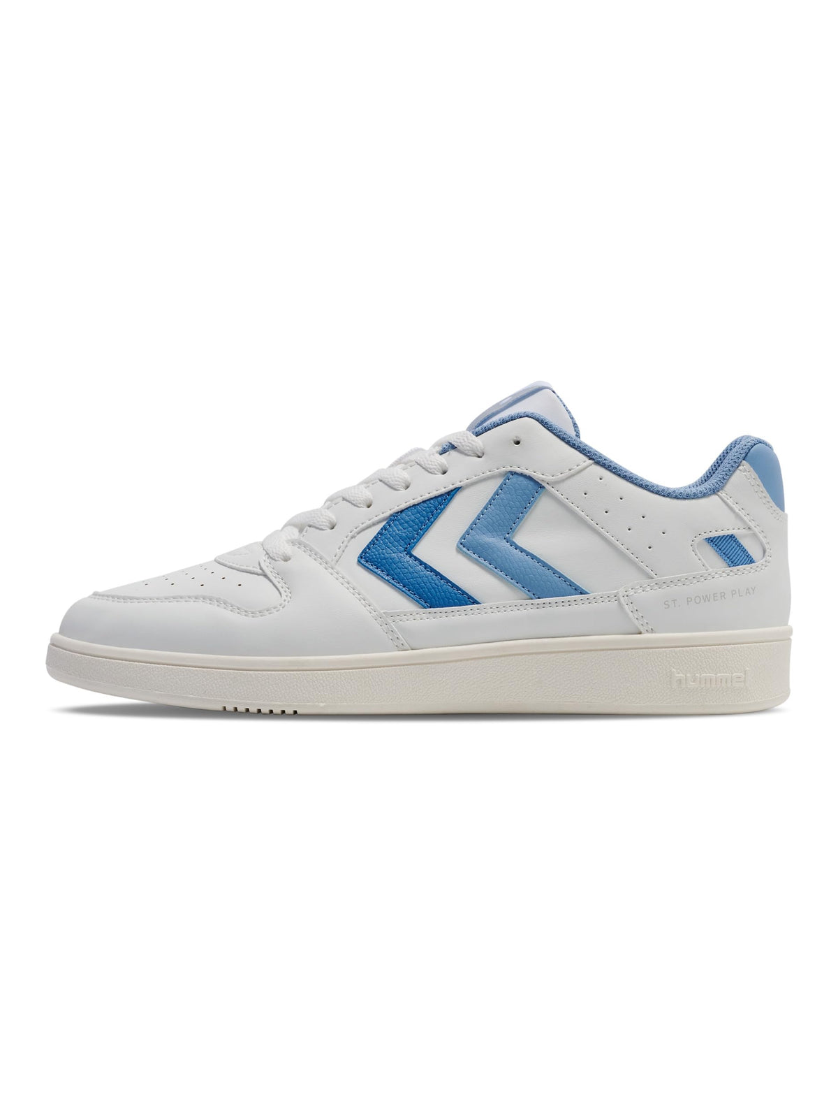 hummel St. Power Women's Laces Trainers Size, Bright White Cerulean, 8 Women