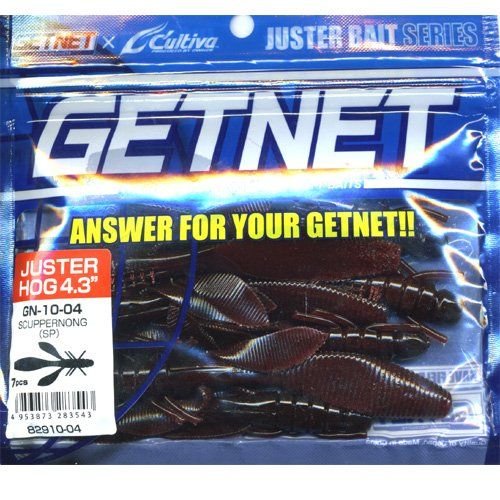 Owner GN-10 Worm Getnet, Justerhog, 4.3-Inch, Black/Blue Flake, 03 82910