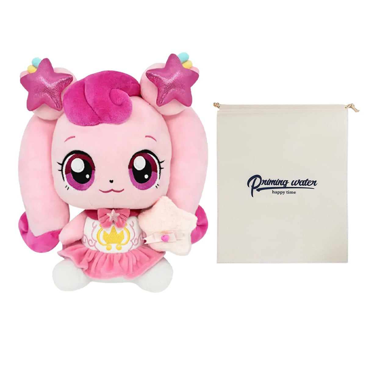 priming water Shooting Star Catch Teenieping Decorative Item, Heartsping, shashaping, mallangping, posilping(Heartsping, 스타 하츄핑+organizing Pouch)