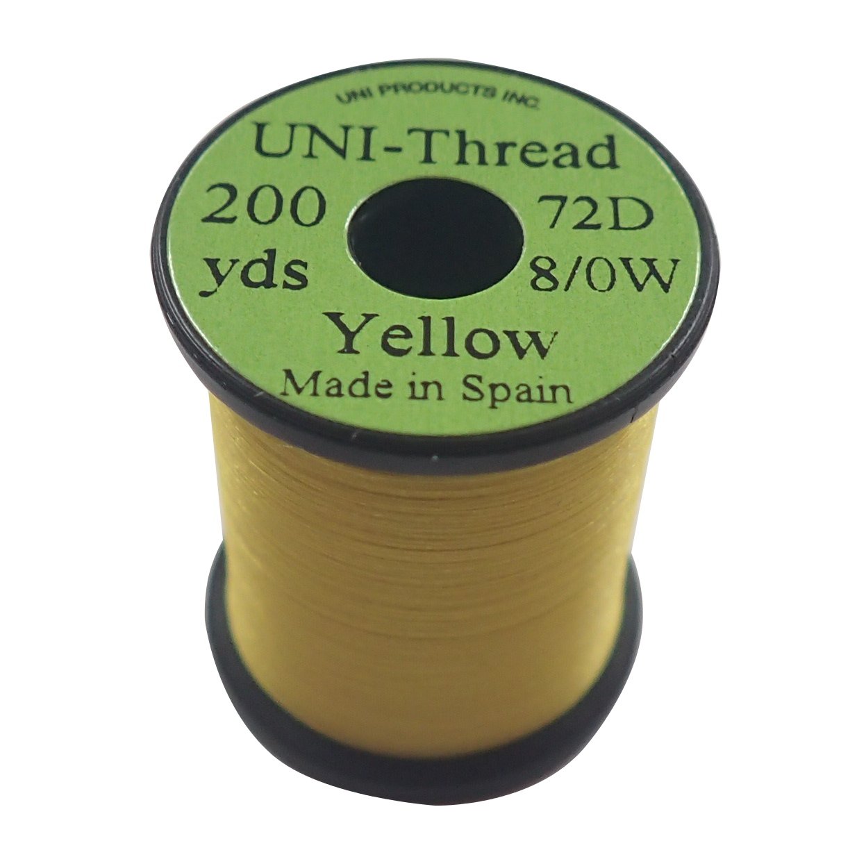 TIEMCO Fly Tying UNI Uni Thread, 8/0, 200 Yard, Yellow